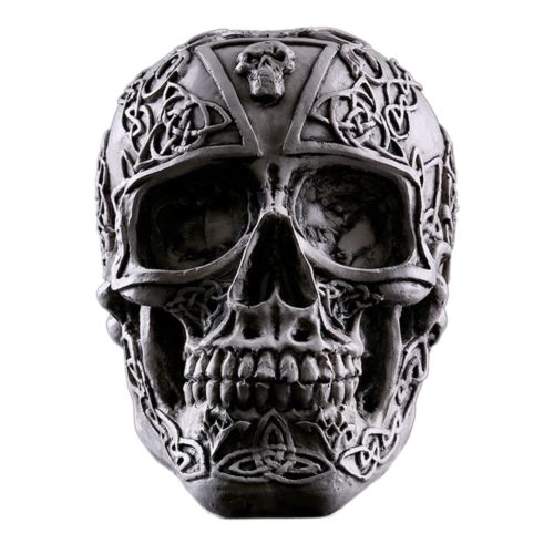 Topic Indoor Furnish Resin Skull Human Skeleton Statue Halloween Tricky Toys