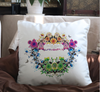 DIY Colouring Cushion Covers Cotton Linen Pillow cases 45cm x45cm