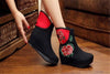 Chinese Embroidered Shoes women's singles boots national wind Elevator shoes Tal
