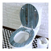 MDF Density Board No Slow Descent Toilet Seat   E191-A3