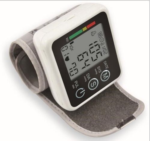 Automatic Wrist Watch Blood Pressure Monitor LCD Digital Guage Meter