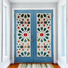 New 3D DIY PVC Waterproof  Door Wall Sticker Kaleidoscope qd015