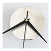 Creative Wall Clock 3D Small Bird Leaf Mirror Digit    black