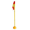 Detachable Soccer Football Corner Pole & Flag Post Set ABS Base   1.5m 3pcs pole