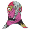 Facekini Gorro de Natación Protector Cabeza UV Medusa Flor Roja