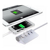Plata Magnalio Aleación 4 Puertos Micro USB 3.0