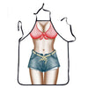 Creative Sexy Digital Printing Fashionable Apron  WQ 061