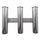 316 Stainless Steel Fishing Rod Holder Yacht 3 Poles