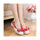Old Beijing Cloth Shoes Woman Embroidered Shoes Literary Style Slipsole Increase