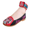 Old Beijing Cloth Embroidered Shoes Facial Makeup
