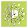 Mirror Wall Clock 3D Decoration Circle