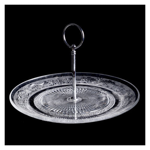 1 Tier VINTAGE STYLE Morden Style Glass Cake Wedding Cupcake Biscuit Food Stand