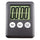 LCD Digital Kitchen Timer Count Down Up Magnetic Adsorption    Black
