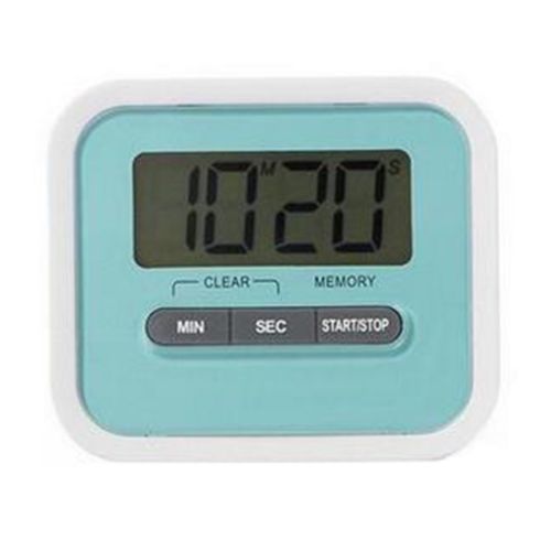 Digital Kitchen Timer Count Down Up Magnetic   blue