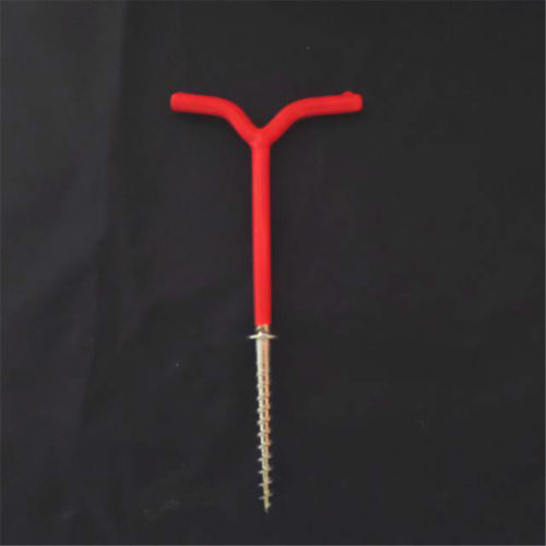 Winter tent pegs fixed nail Dongdiao iceberg ice fishing rod holder screw nail