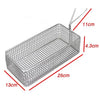 Small Fried Food Basket Stainless Steel G rectangle