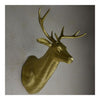 Large Size Plastic Deer Head Wall Hanging Decoration golden