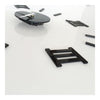 Roman Digit Acrylic Wall Clock Decoration     black acrylic