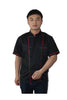 Short Sleeve Kitchen Cooker Working Uniform Chef Waiter Waitress Coat Jacket