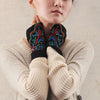 Embroidered Gloves ChineseStyle Gloves Cotton-dacron