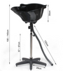 Hair Wash Basin Salon 5 Point Base MOBILE