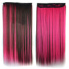 60cm hair extension piece  hair gradient hair piece long Straight 55 colors