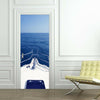Neuf 3d Diy PVC Imperméable Porte Autocollant Mural Yacht Qd056