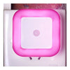 LED Body Induction Sensor Controlled Night Light ABS    Rose red