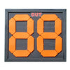 Fútbol Soccer Substitution Tarjeta Doble Lateral Pantalla 2-digits Naranja