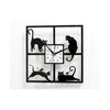 Intéressant Chat Mignon Horloge Tendance Creative Petit Chat Horloge Murale