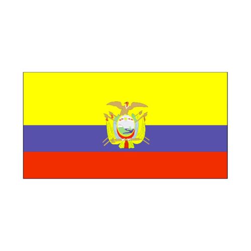 90 * 150 cm flag Various countries in the world Polyester banner flag   Ecuador