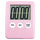 LCD Digital Kitchen Timer Count Down Up Magnetic Adsorption    Pink