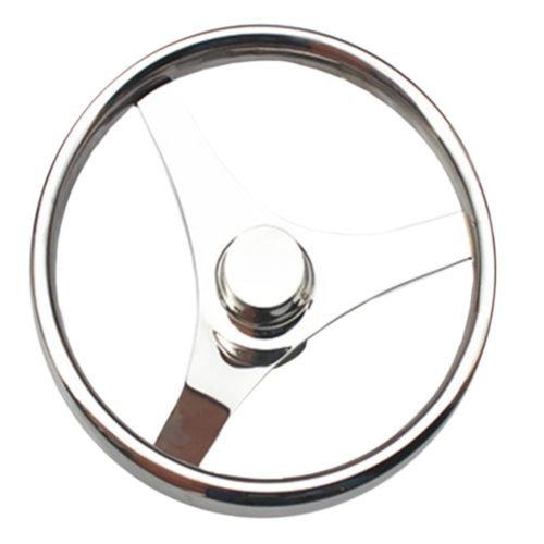 Stainless Steel Marine Steering Wheel Yacht 13.5