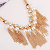 European Exaggerated Big Brand Ornament Environment-friendly Alloy Waterdrop Nec