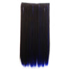 60cm hair extension piece  hair gradient hair piece long Straight 55 colors