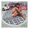 Bohemia Rond Gland Tricoté Serviette de Plage Lanterne Serviette 2