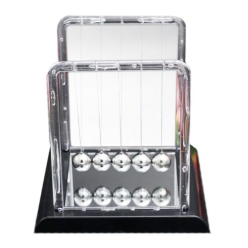 Colorful Plastic Square Newton's Cradle Home Tableware   big black