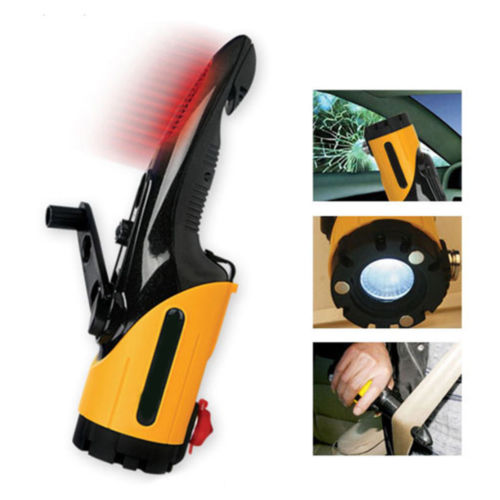 Batteryless 5-in-1 Outdoor Travel Torch with Phone Charger