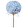 Round Fan Manual Cotton Flax Calabash White