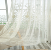 Une Paire 1.8 M 2.7M Romantique Victoria Blanc Coton Lin Rideau
