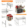 kitchen shelving storage rack multifunction microwave oven rack stainless steel