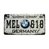 América Europa France Coche Placa Barra Ktv Colgante de Pared Decoración 16