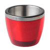 Acero Inoxidable Mini Hielo Almacenaje Cubo Vino Barril Rojo