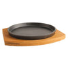 Cast Iron Plate Grilled Fillet Steak boutique bamboo 22cm
