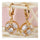Ear Accessory 18K Gold Galvanized   gold plated white zircon