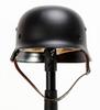 WW2 WWII German Elite M35 M1935 Steel Helmet Black