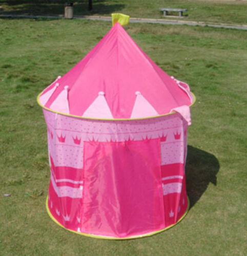 Portable Pop Up Princess Tent For Children Kids Outdoor Indoor tent Pink Color