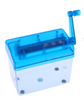 Mini A6  Paper Shredder Manual Paper Cutter Shredder Tabletop Shredder Blue