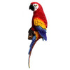 Mediterranean Home Decoration Parrot Wall Hanging   small   red