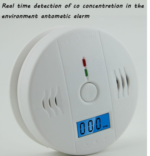 CO Carbon Monoxide Detector Poisoning Smoke Fire Gas Alarm Sound Combo Sensor